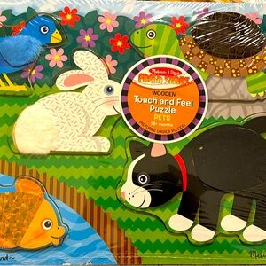 Melissa & Doug Touch and Feel Pet Puzzle